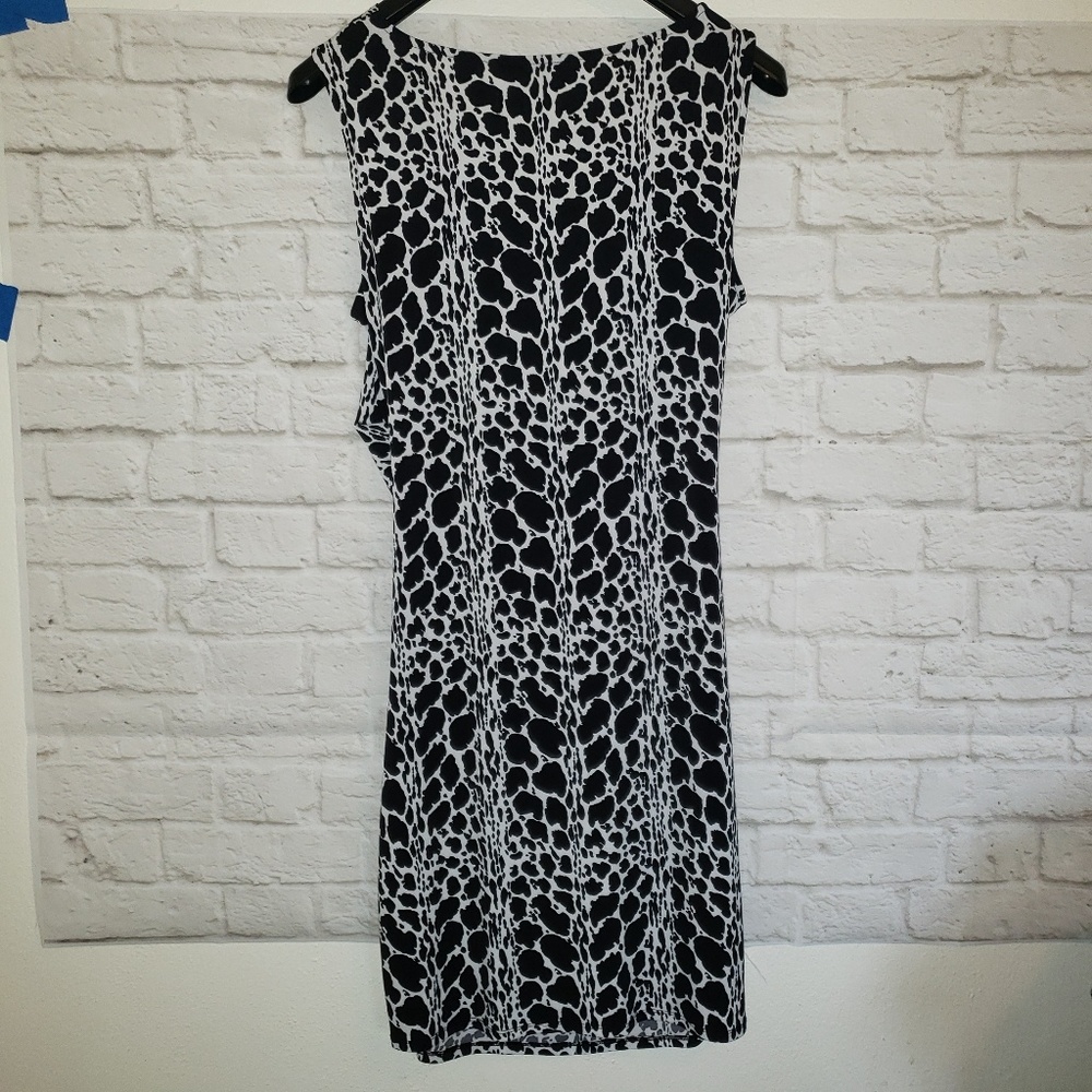 Worthington Sleeveless Dress Animal Print - Picture 4 of 8